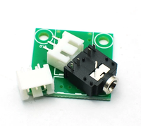 Carte adaptatrice de prise audio stéréo 3,5 mm pour châssis d'amplificateur 2,54-3P, carte de câblage DIY