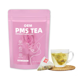 Thé OEM PMS pour femmes, soulage les crampes et l'inconfort, à base de plantes naturelles avec camomille et framboise, 10 sachets - Product Image 2
