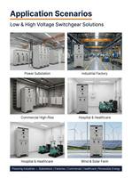 Armoire de distribution d'énergie XL-21 630A IP30 pour usine industrielle et chantier de construction, installation et maintenance faciles