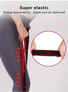 Sangle d'étirement de yoga, Pilates, Ballet, Fitness, Danse, Bande de résistance lourde en boucle, Ceintures élastiques en tissu polyester - Product Image 2