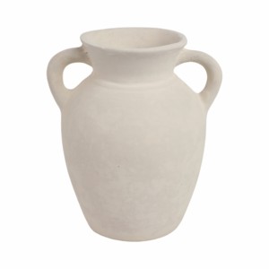 Vaso a forma di amfora in ceramica, accessorio decorativo per la casa, soggiorno, tavolo, vaso da fiori in ceramica. - Product Image 4