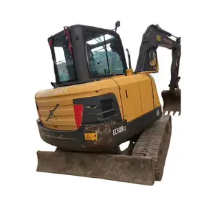 सस्ते प्रयुक्त मिनी उत्खनन VOLVO EC60B बिक्री के लिए उच्च गुणवत्ता के साथ प्रयुक्त निर्माण मशीनरी क्रॉलर उत्खनन