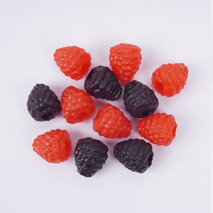Grands accessoires réalistes en forme de framboises et de fraises sauvages pour desserts et gâteaux faits maison, ainsi que des décorations réalistes. - Product Image 5
