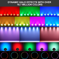 Projecteur PAR LED 18 LED 100W DMX RGBW, éclairage de scène pour discothèque, vente chaude