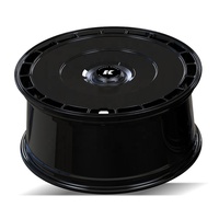 Jantes en alliage d'aluminium forgé sur mesure de 22 pouces à déport profond de 20 mm, 5x112, noir brillant, haute capacité de charge 960 kg, pour SUV GLE W167