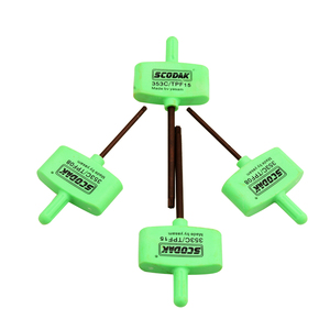 Clés <span class=keywords><strong>Torx</strong></span> SCODAK T6 T7 T8 T9 T10 T15 T20 pour inserts en carbure, type drapeau, tournevis étoile - Product Image 6