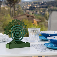 Support Spirale Anti-Moustiques, Porte-Encens, Support Métallique pour Spirales Anti-Moustiques à Suspendre Intérieur et Extérieur