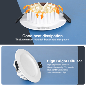 Plafonnier LED 25W Haute Luminosité 80LM/W 4000K Lumière du Jour Réglable Boîtier en Fer pour Chambre/Garage/Escalier - Product Image 5