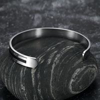 Bracelet viking personnalisé avec symbole d'odin, thor, valknut, à la mode minimaliste, en acier inoxydable, argent, pour hommes et femmes