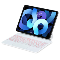 Magic Keyboard Ultra Slim 7-Color Backlit Touchpad USB Type-C Wireless untuk iPad Air 10.9/11-Baru