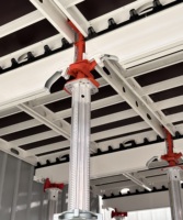 Système de coffrage en dalles d'aluminium CONSO TOP DECK pour la construction de bâtiments de grande hauteur en béton et acier
