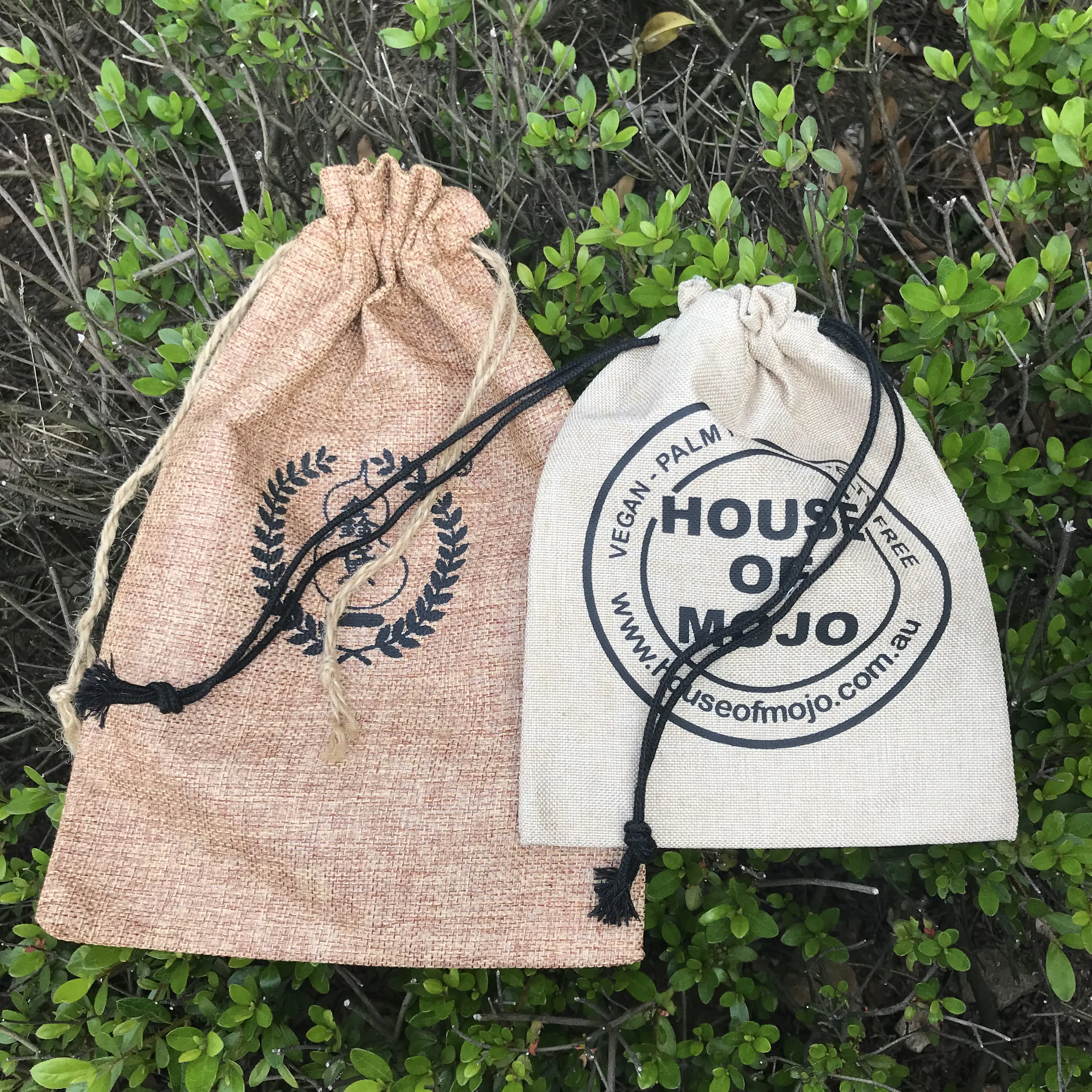 Hemp Linen Jute Beach Bag Promotional Eco-friendly Plain Rope Handle (30cm<max Length<50cm)