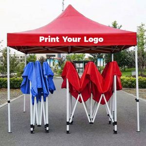 Carpa Gazebo Nueva para Publicidad Exterior, Automática, 3x3m, Plegable, con Logotipo Personalizado, para Ferias Comerciales, Impermeable, Resistente al Viento, de Tela Oxford, Fácil de Montar - Product Image 4