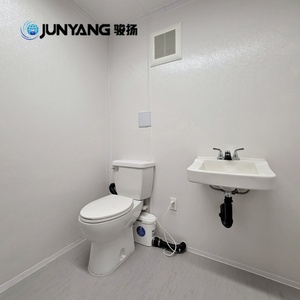 Salle de bain mobile de luxe portable, toilettes personnalisables 2/3/4 pièces, remorque de douche et toilettes en acier Corten - Product Image 6