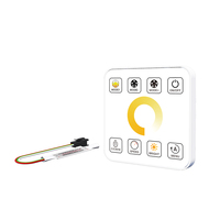 Guirlandes lumineuses LED en forme de chevaux en course, en cuivre, WS2812B, avec télécommande tactile à 8 touches, contrôleur mural, indice de protection IP33, 12-24V, installation facile