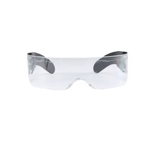 Lunettes lumineuses LED réglables et colorées, modèle YW-CF01, en plastique, style science-fiction, pour fêtes, Chine