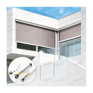 50MM Remote control DC tubular dooya a-ok motorized roller blind outdoor curtain motor zip track screen fitting parts