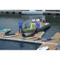 Plateforme flottante gonflable pour yacht, bateau, ponton
