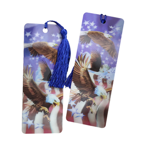 Customized PVC 3D Transform Non-Standard Card Plastic Material Colorful Printing Flip 2 Image Bookmark