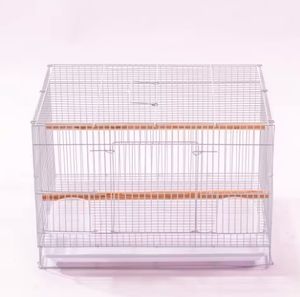 Fabrika Toptan Kuş Kafesleri Metal Muhabbet Kuşu Kümesi Evcil Hayvan Dayanıklı Demir Tel Papağan Kanarya Kafesi Satış Çit Kare Bükme - Product Image 2