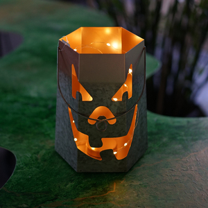 Confiança Halloween Abóbora Lanterna Outdoor Home Decoração Material Ferro - Product Image 6