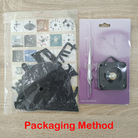 Sans cadre bricolage horloge murale 2D miroir horloges murales décor autocollant bricolage Quartz aiguille kit pour salon chambre bureau décor à la maison