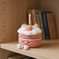 Gelée chat royaume-uni pour plaisir pêche anniversaire gâteau cadeau mignon poupée en peluche coton tissu PP coton remplissage Shanghai exclusif