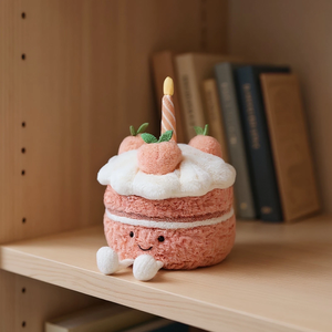 Boneka Jelly Cat UK untuk Hadiah Ulang Tahun Tema Peach, Boneka Lucu Bahan Katun Isian Kapas PP, Eksklusif Shanghai - Product Image 4