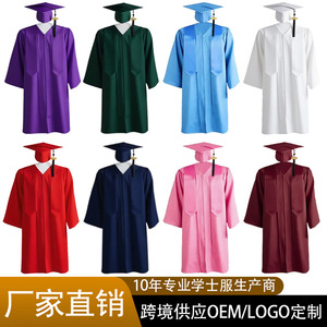 ชุดครุยสำเร็จการศึกษา Jing Zherui สีแดงเข้ม ปี 2026 พร้อมหมวกพู่ห้อยและผ้าคลุมไหล่ สำหรับนักศึกษามหาวิทยาลัย ผู้ใหญ่ ยูนิเซ็กซ์ ชุดนักเรียน - Product Image 5
