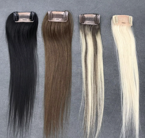 Extensions à clipser 100% <span class=keywords><strong>Cheveux</strong></span> Humains Vierges Remy, Trame PU Invisible, Base en Soie, Volumisant Invisible pour Épaississement des <span class=keywords><strong>Cheveux</strong></span> Féminins - Product Image 6
