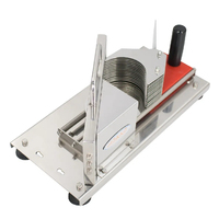 Machine à trancher les légumes de 5.5mm en acier inoxydable robuste pour magasin d'alimentation