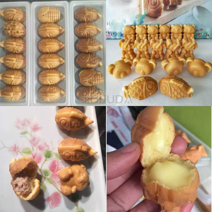High Effective Commercial Manju Corn Panda Delimanjoo Fish Taiyaki Custard Cake Making Maker Machine
