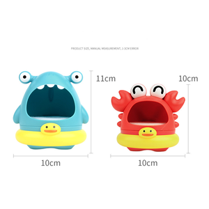 Venta al por mayor Stock nuevos juguetes de agua Juguetes de baño para niños Blow Bubble Crab Baño Happy Hour - Product Image 6