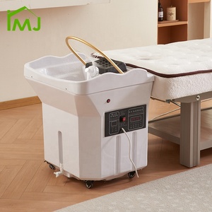 Équipement de spa capillaire pour <span class=keywords><strong>salon</strong></span> : Lit de lavage de <span class=keywords><strong>cheveux</strong></span> mobile et portable avec bac de massage - Product Image 3