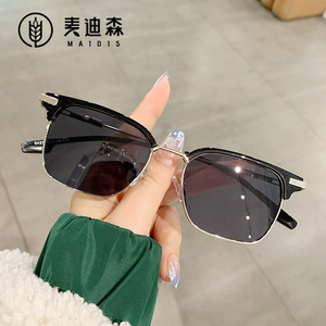 Maidis Square Frame Sunglasses UV400 Anti Blue Light Men's Driving Outings Cycling Party Glasses - Product Image 2