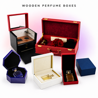 Boîte d'emballage de parfum en bois de luxe sur mesure, coffret cadeau en bois dur avec insert en mousse pré-découpé, emballage pour une seule bouteille, marque TZ, fait main, haut de gamme