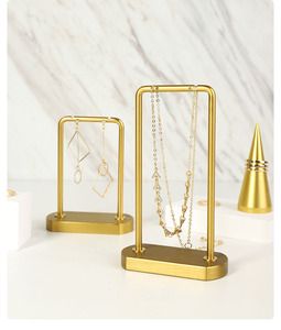 JINSKY Vente en gros Organisateur de bijoux en métal Porte-boucles d'oreilles Présentoir à bijoux - Product Image 3