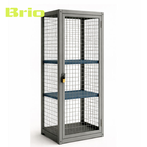 Systèmes de verrouillage pour rangement de vélos intérieur amovibles <span class=keywords><strong>en</strong></span> treillis métallique sécurisé vertical Brio pour locataires et stockage <span class=keywords><strong>en</strong></span> vrac - Product Image 4