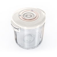 Joint sous vide en Silicone de haute qualité conteneur de stockage des aliments récipient sous vide à fonctionnement manuel avec pompe à vide automatique