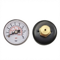 High Pressure HPA 1/8NPT Threads Brass Mini Micro Pressure Gauges Manometer PAG300-NPT 1 Year Warranty Customizable OEM Support