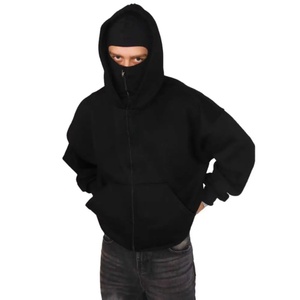Fournisseur de sweats à capuche de haute qualité, lourds, de style streetwear, avec logo personnalisé, sweats à capuche à fermeture éclair intégrale, fabricant de sweats à capuche - Product Image 4