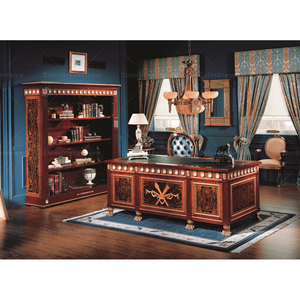 Rococo-muebles de lujo, conjunto de mesa <span class=keywords><strong>y</strong></span> silla de <span class=keywords><strong>oficina</strong></span> - Product Image 1