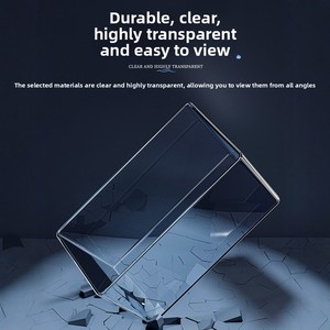 Couverture d'<span class=keywords><strong>aquarium</strong></span> transparente en ABS/acrylique pour espèces d'<span class=keywords><strong>eau</strong></span> <span class=keywords><strong>douce</strong></span> et d'<span class=keywords><strong>eau</strong></span> salée, pour la maison, le salon, petit aménagement paysager de luxe, qualité supérieure - Product Image 3