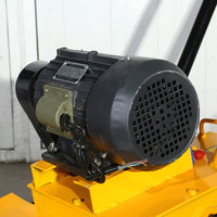 Machine de décapage de poussière et de scories pour la scarification des pavés en béton des aéroports avec moteur électrique/essence 4 kW