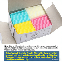 Nouvelle craie invisible en poudre à basse température pour la marquage des vêtements, pour la coupe de vêtements par les tailleurs et les pièces de machines à confection, couleur Panda