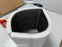 Filter Karbon Partikel Kustom Pabrik Digunakan dalam Pembersih Udara Ruangan Besar Menghilangkan Serbuk Sari Debu Asap Bulu Hewan Peliharaan Bau Gas dan VOC