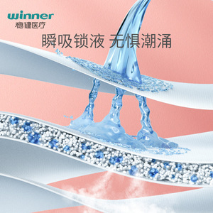 Win/Health Medical <b>Nursing</b> Panties, Sanitary Napkins, Extra Long, Night and Day Use, Portable Breathable Panty Liners - Product Image 4
