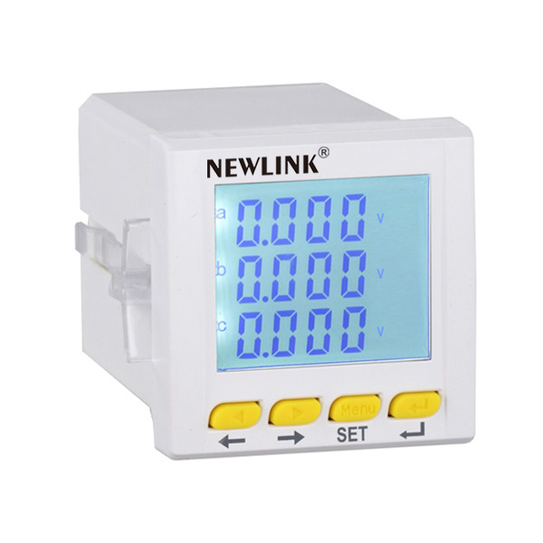 Wholesale Digital 3-Phase Electric Meter AC Voltmeter Panel Meter for High Voltage Electricians' Essential