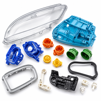 Coques en plastique transparentes personnalisées, boîtiers, cadres, composants moulés par injection en PC transparent, moulage par injection de précision