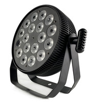 Luz LED Par de Aluminio Plano de Alta Calidad 18x10W RGBW, Proyector de Pared para Bodas, Eventos, Fiestas, DJ, Discotecas y Clubes